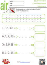 diphthong-air-code-breaker-worksheet